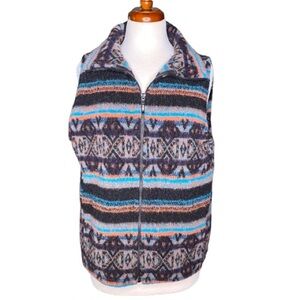 Vintage Bear Ridge Outfitters Women's Southwestern Vest Size M Cabincore USA